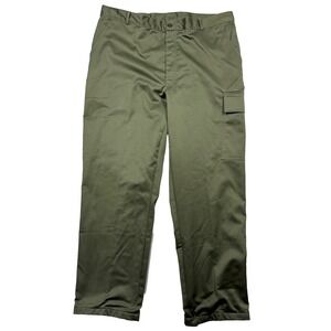 Seyntex 1990 Belgian Military Sateen Field Pants Trousers 56M Green Lined